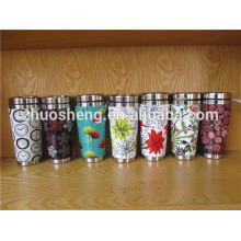 fashionable product stainless steel made in china custom travel ceramic mug with handle